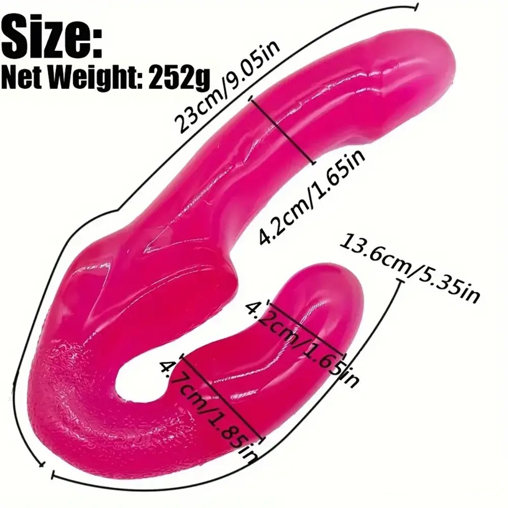 Strapless double-ended dildo for couples, photo 6