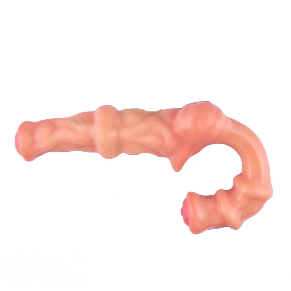 Flesh double-ended dildo, photo 12