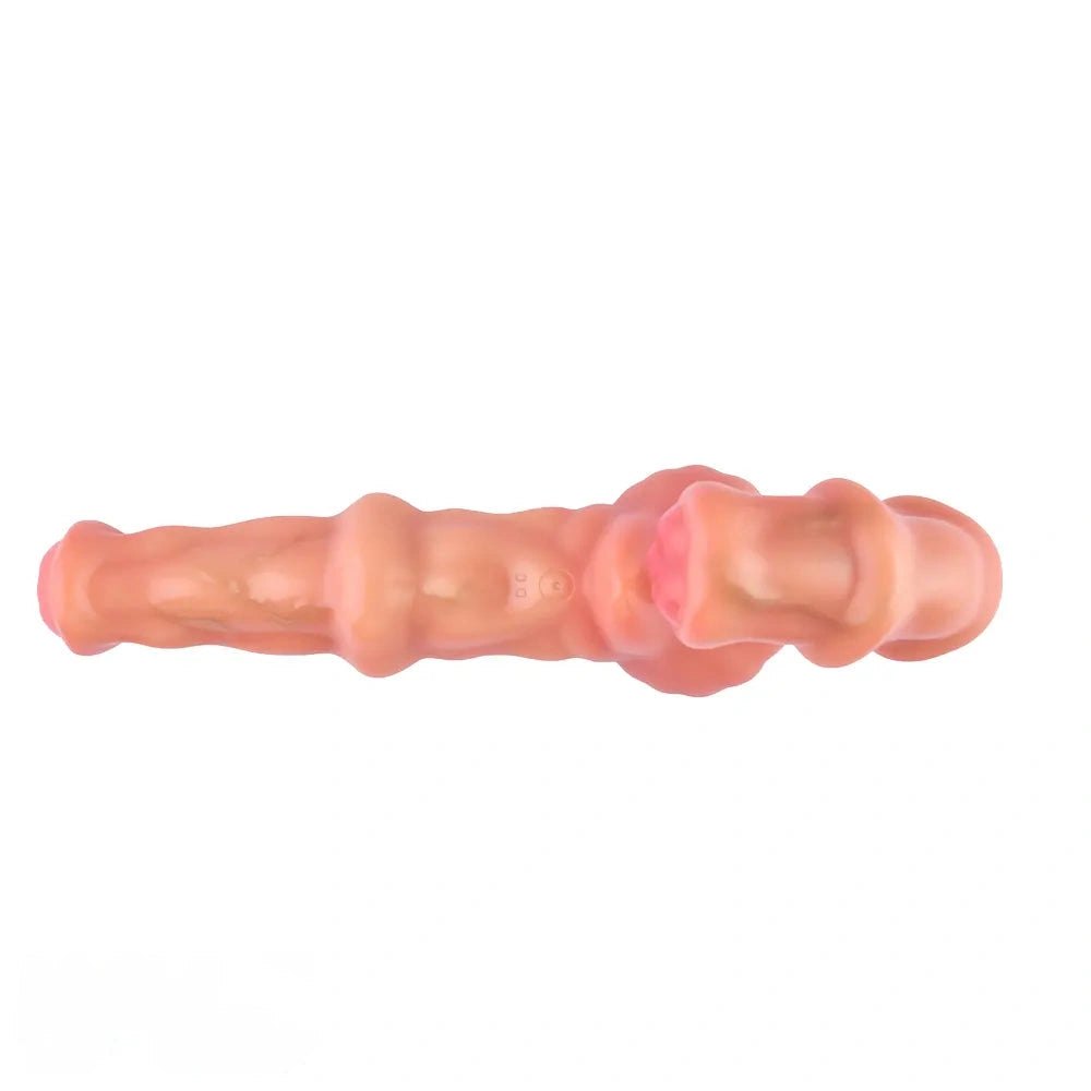 Flesh double-ended dildo, photo 8