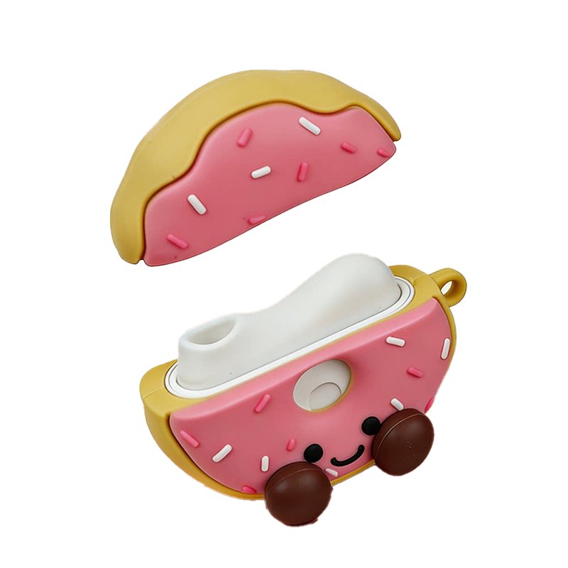 Strawberry donut clitoral suction vibrator, photo 1