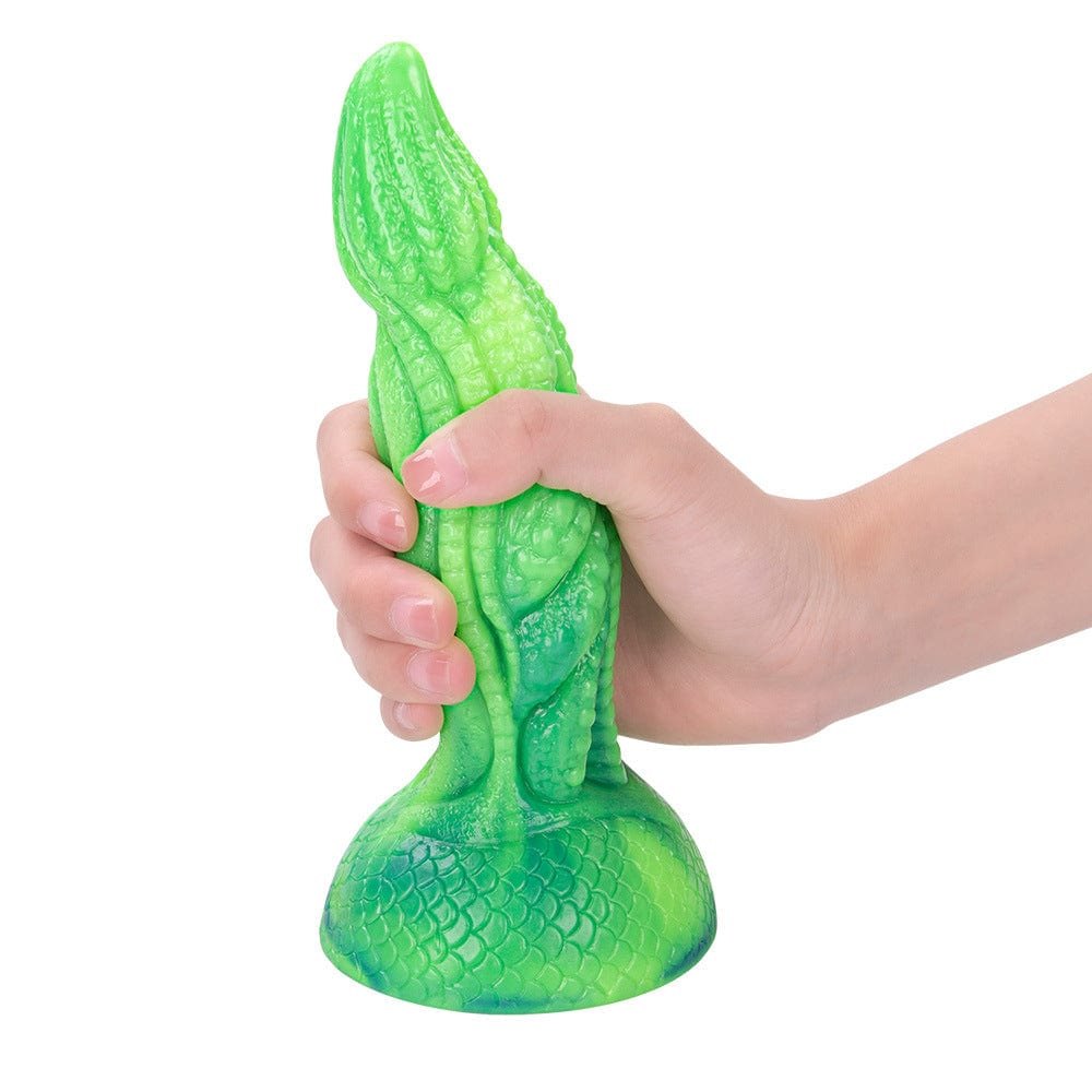 Red strawberry shaped novelty silicone plug, photo 1