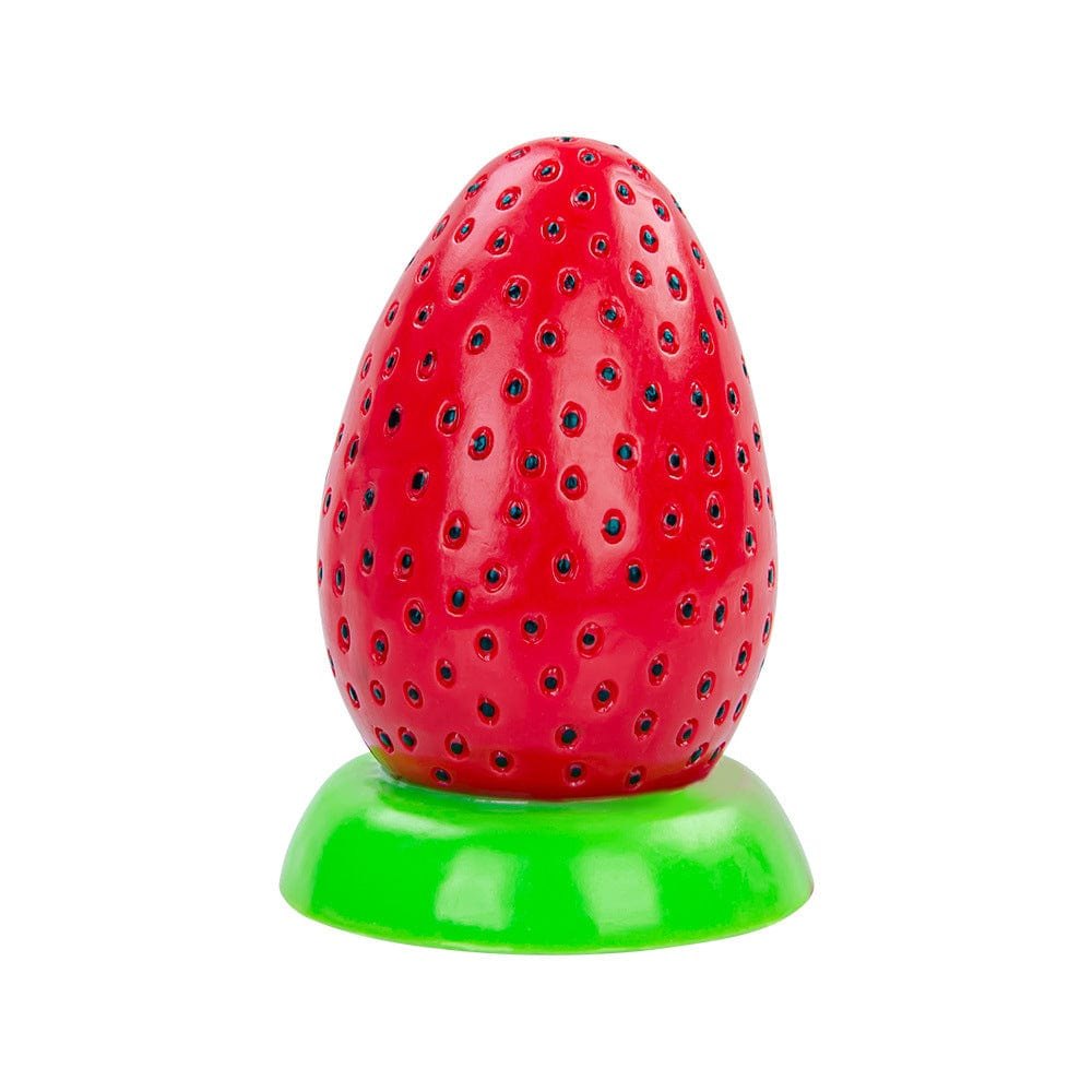 Red strawberry shaped novelty silicone plug, photo 8