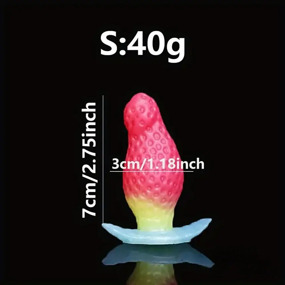 Strawberry shaped silicone butt plug, photo 6