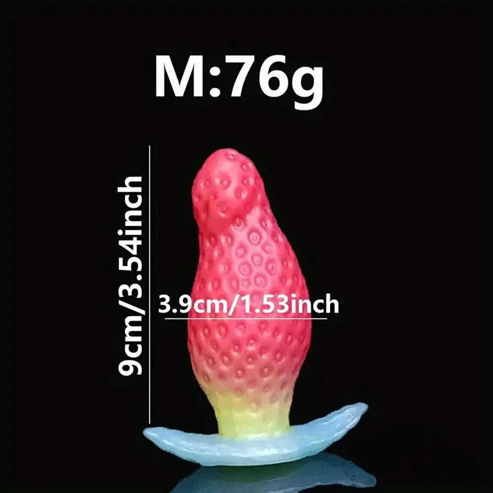 Strawberry shaped silicone butt plug, photo 7