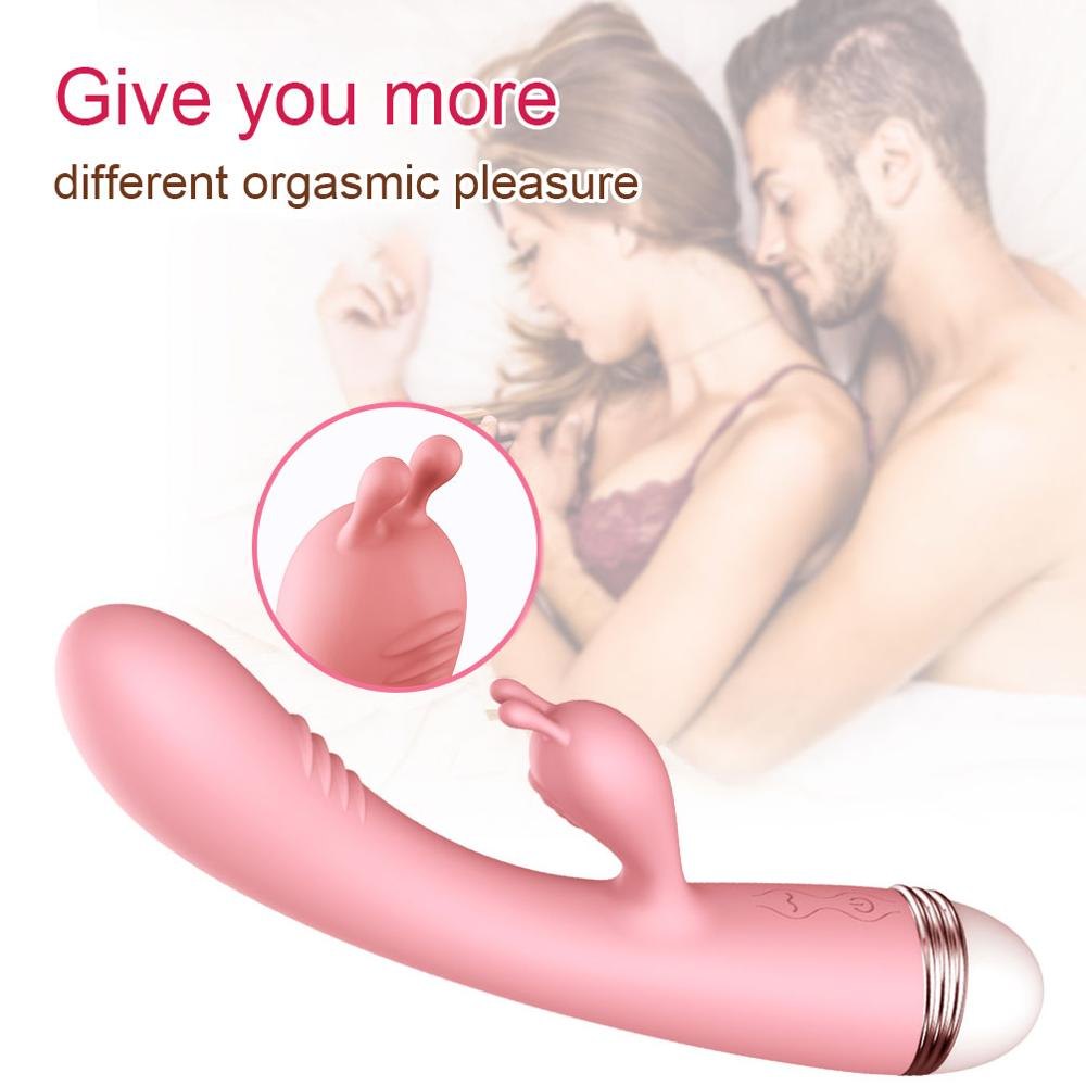Pink rabbit g-spot clitoris vibrator, photo 2