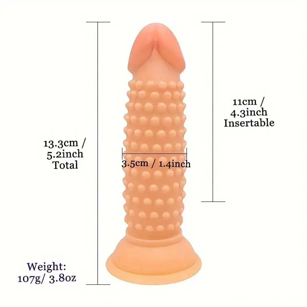 Flesh studded anal dildo, photo 8