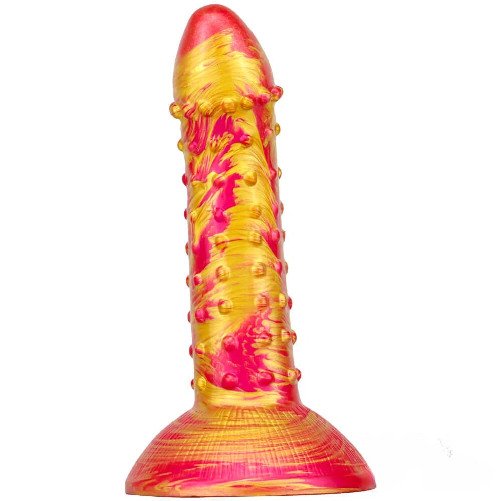Studded textured fantasy dildo, photo 11