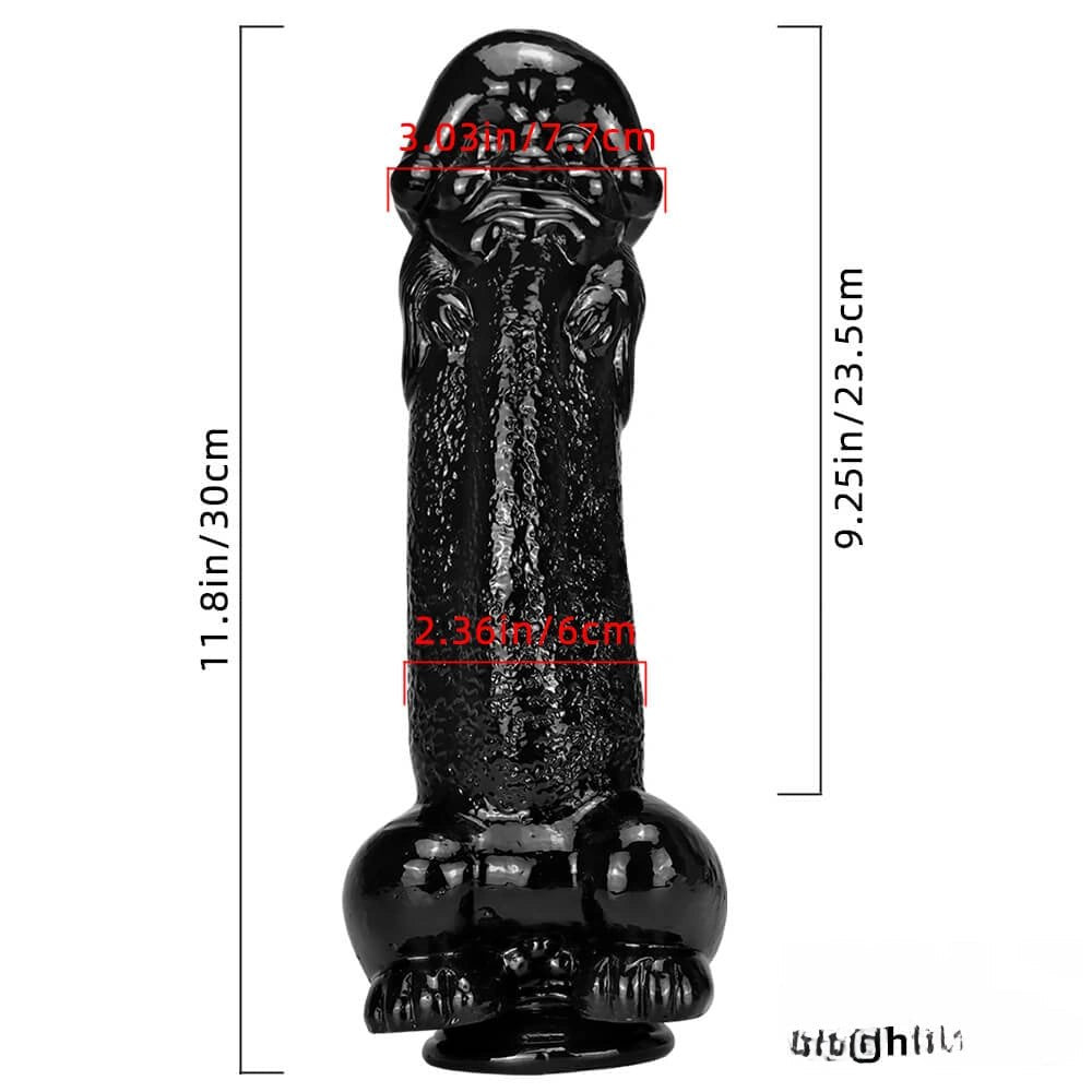Studded suction cup PVC dildo, photo 11