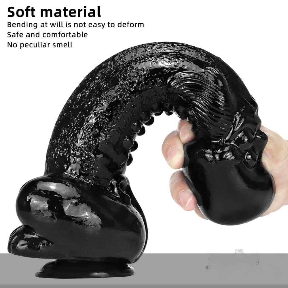 Studded suction cup PVC dildo, photo 7