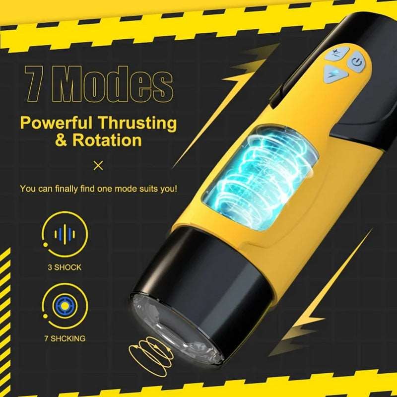 Rotating suction-base male masturbator, photo 4
