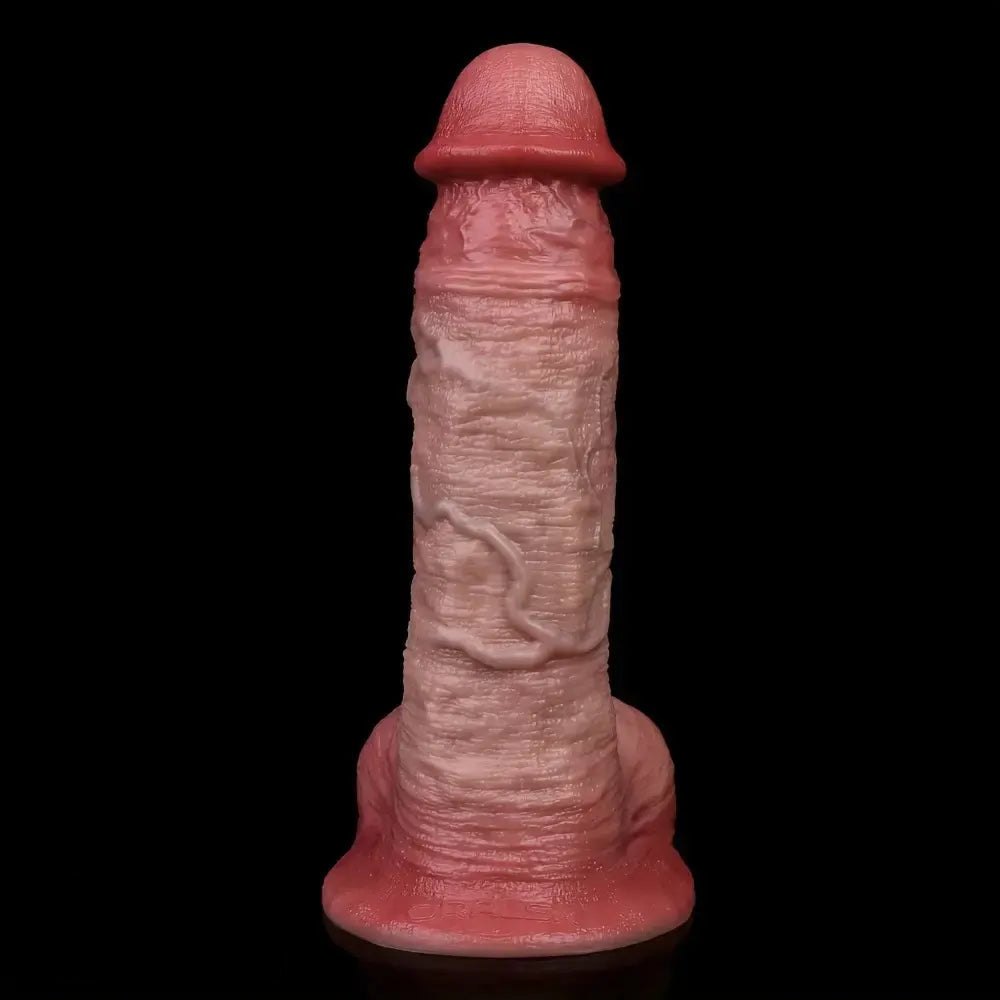 Flesh silicone suction base dildo, photo 2