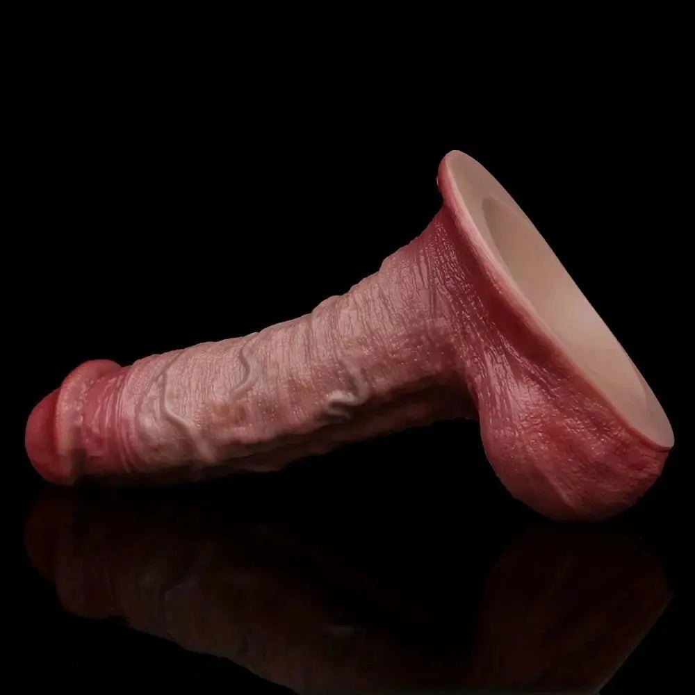 Flesh silicone suction base dildo, photo 8
