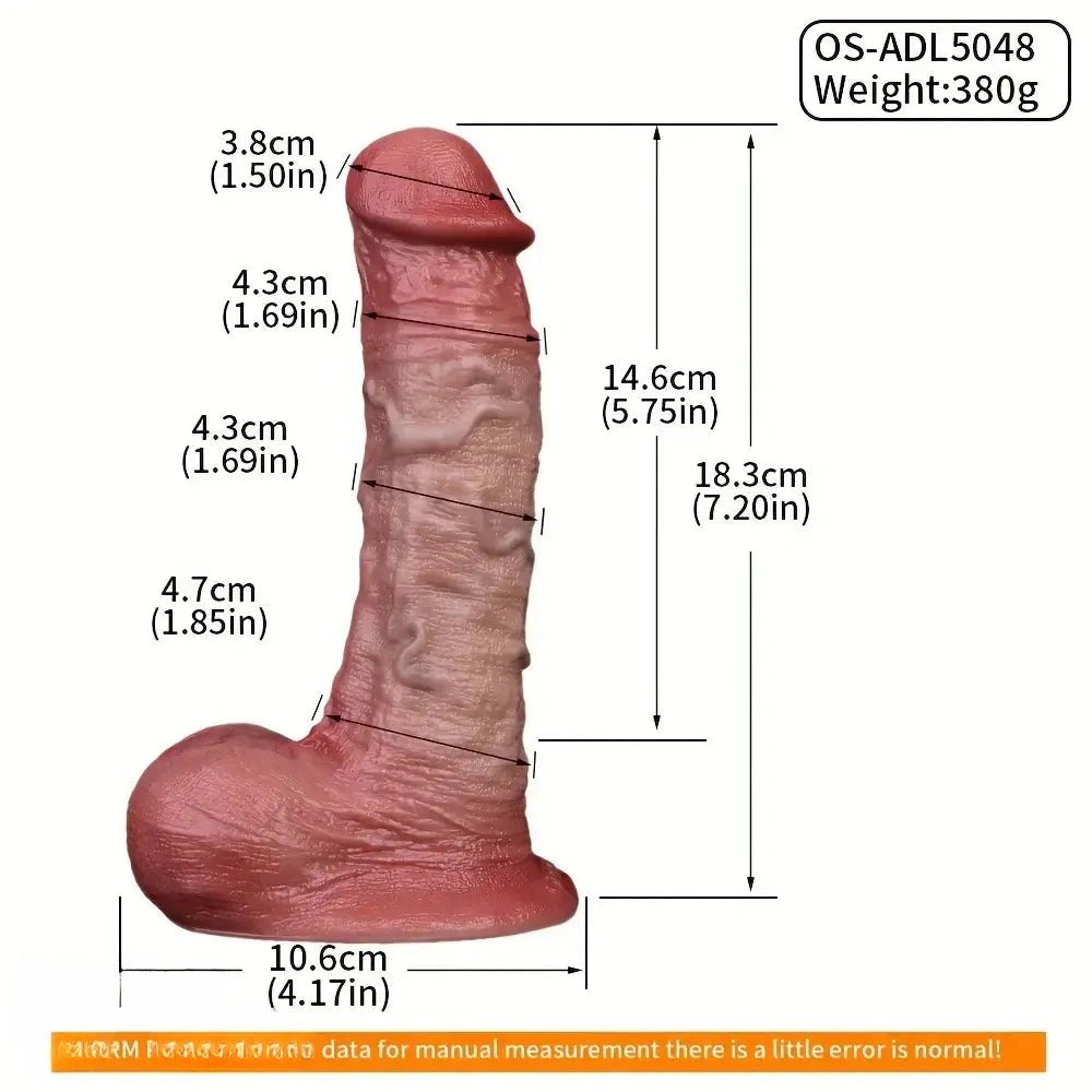 Flesh silicone suction base dildo, photo 9