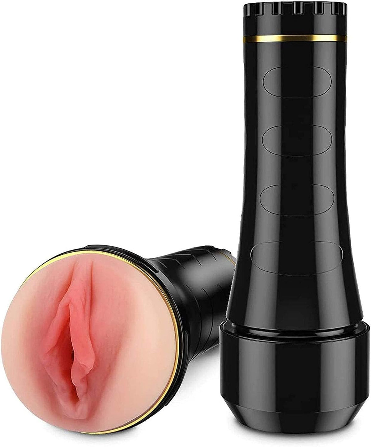 Textured pocket pussy stroker cup, photo 1
