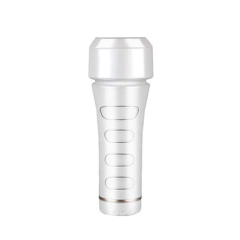 White Textured pocket pussy stroker cup