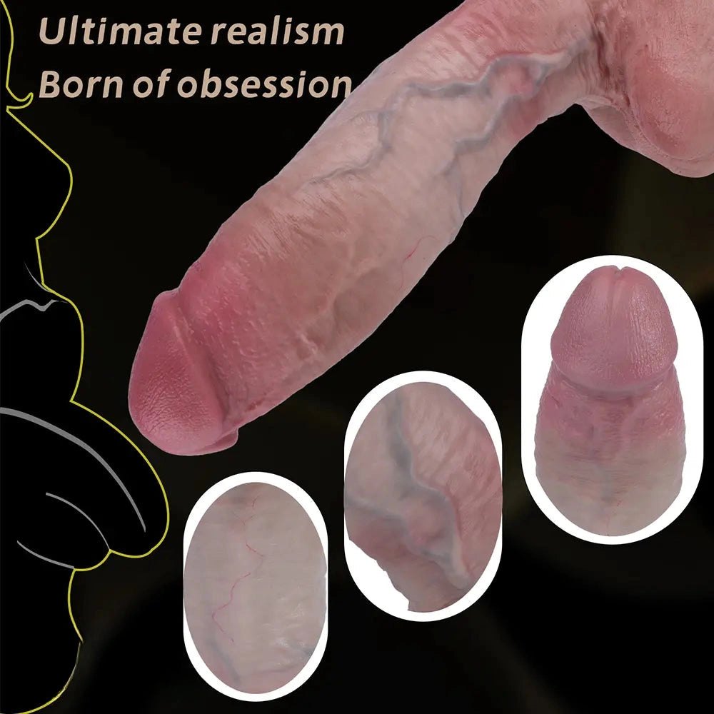 Flesh toned suction cup dildo, photo 4