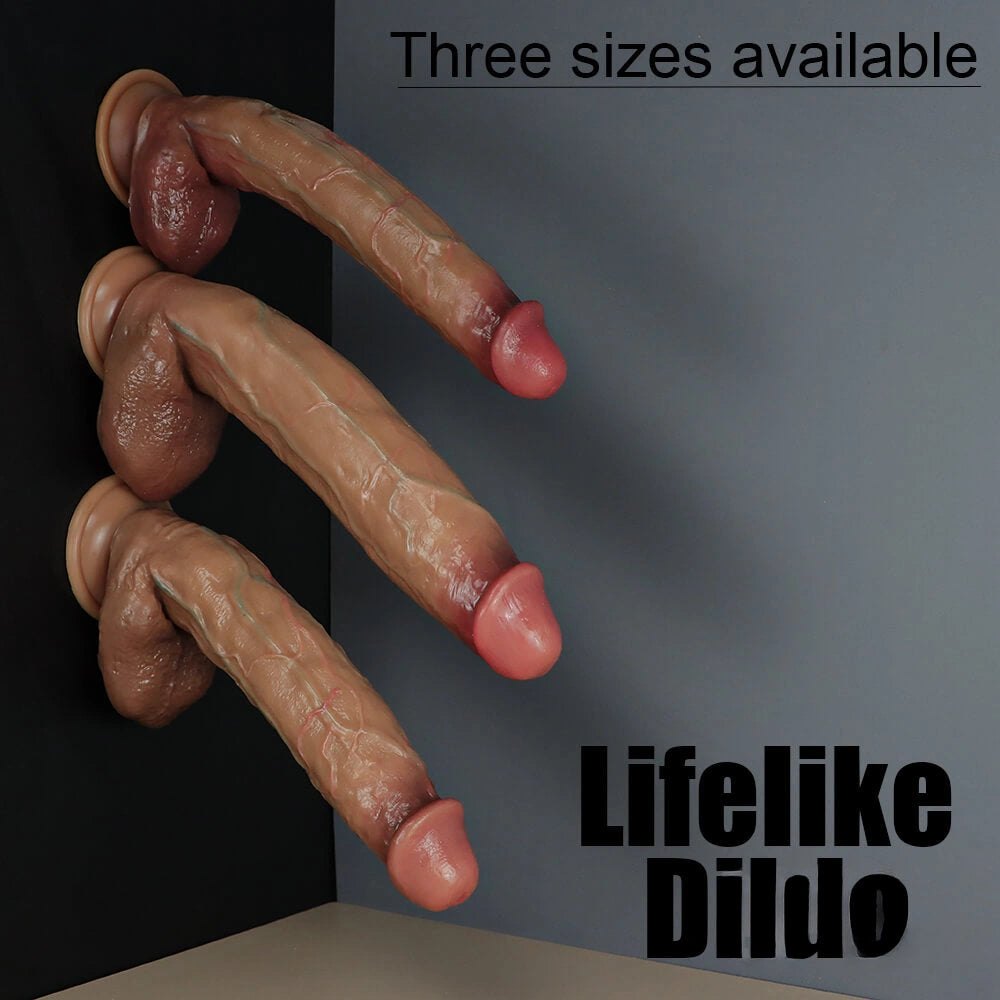 Flesh tone silicone suction cup dildo, photo 12