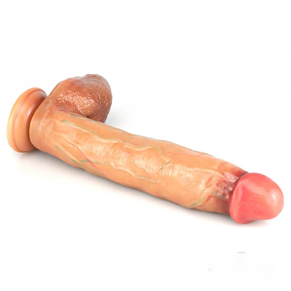 Flesh tone silicone suction cup dildo, photo 5