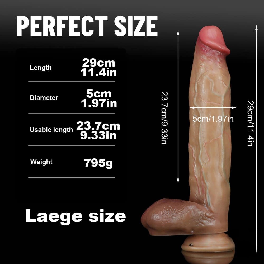 Flesh tone silicone suction cup dildo, photo 9
