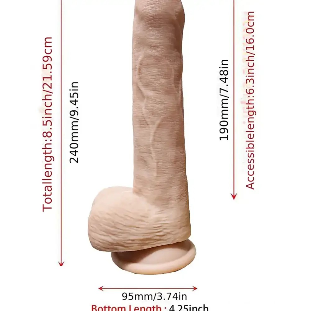 Flesh suction cup dildo, photo 5