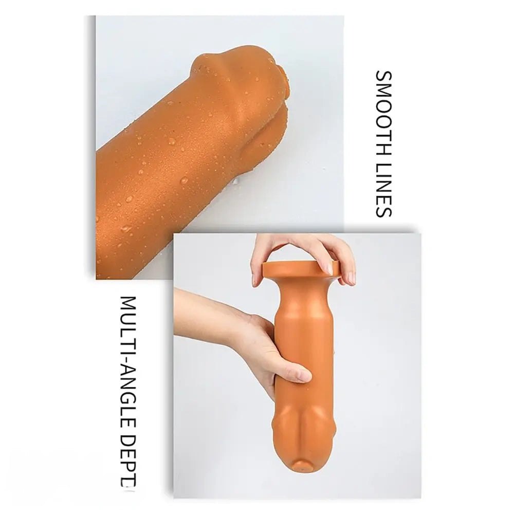 Black smooth suction cup dildo, photo 7
