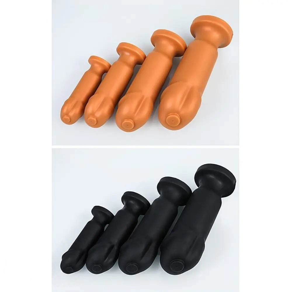 Black smooth suction cup dildo, photo 8