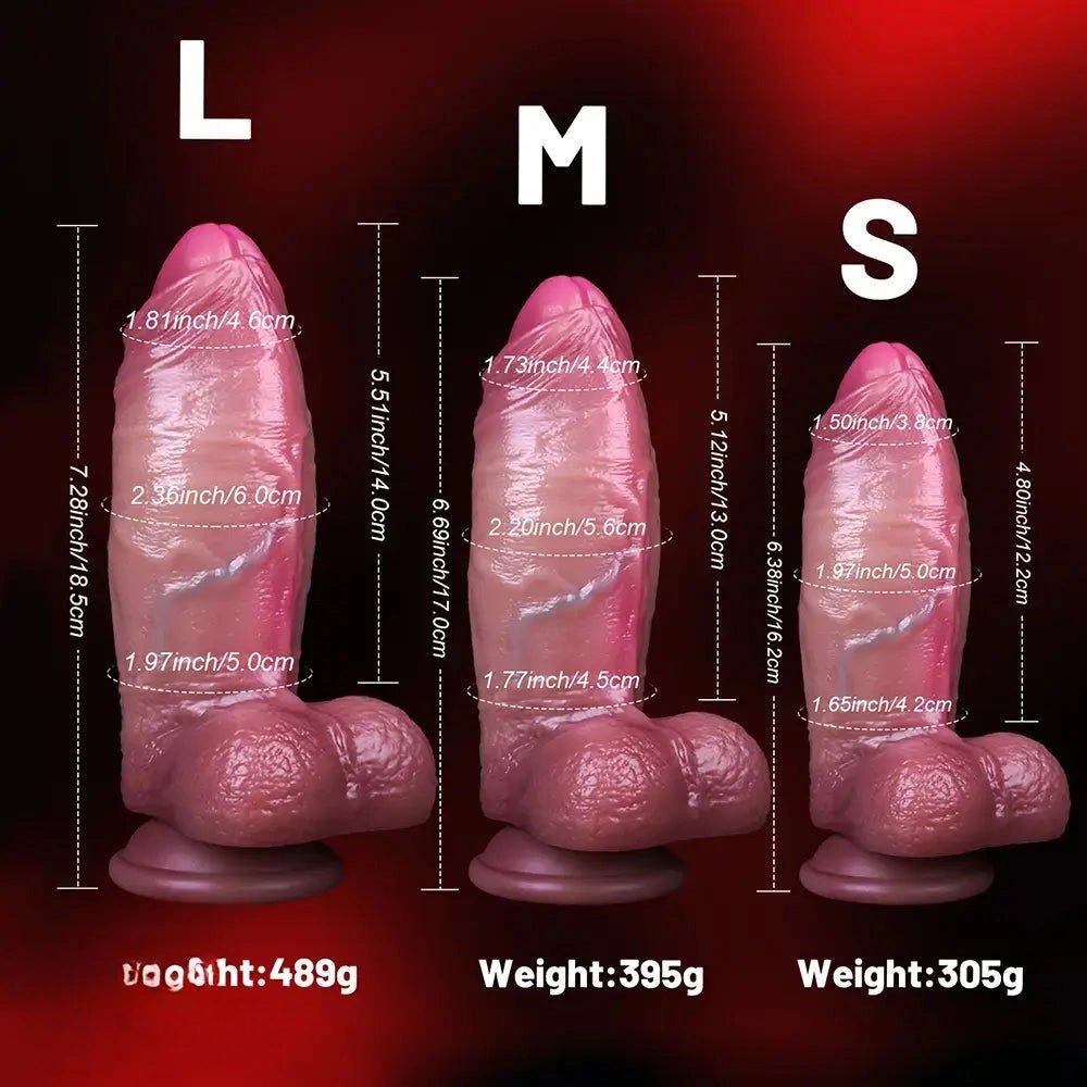 Flesh tone silicone suction cup dildo, photo 10