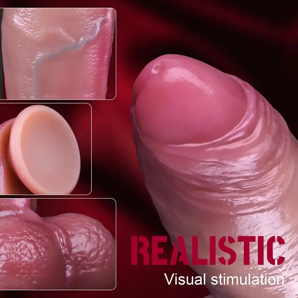 Flesh tone silicone suction cup dildo, photo 4