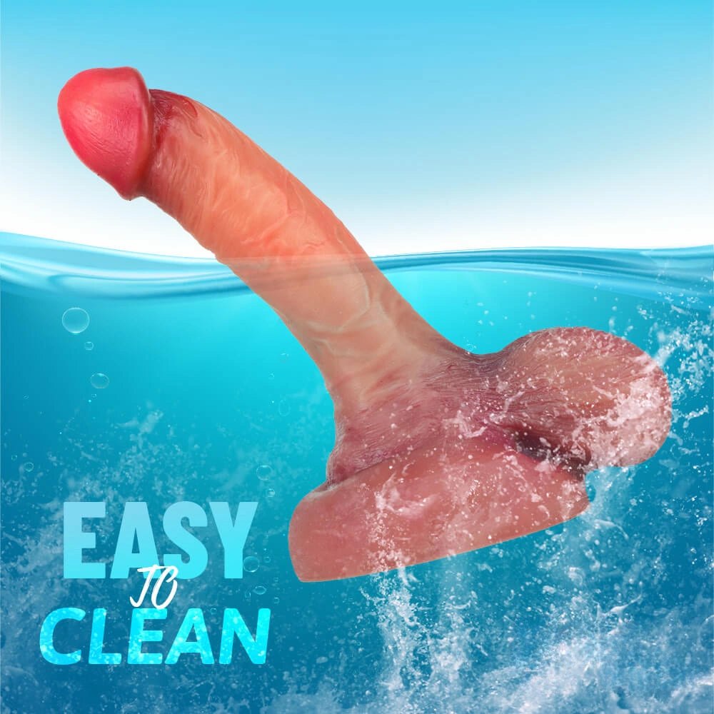 Curved flesh g-spot suction cup dildo, photo 12
