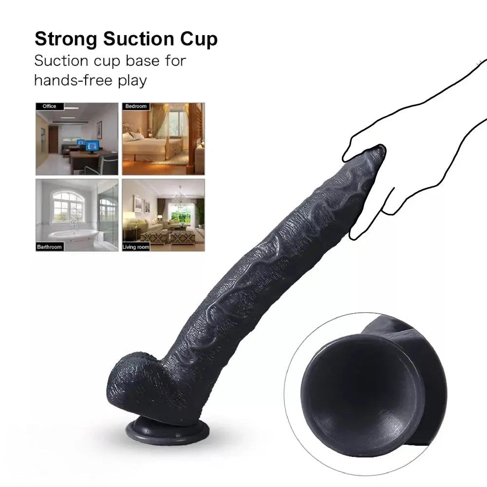 Pvc suction cup phallus dildo, photo 5