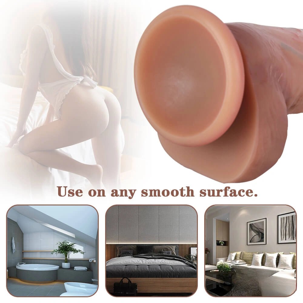 Flesh suction cup realistic dildo, photo 5