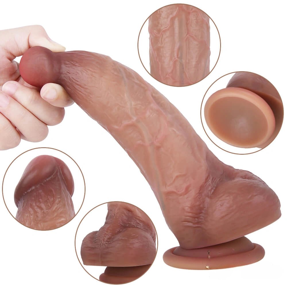 Flesh suction cup realistic dildo, photo 9