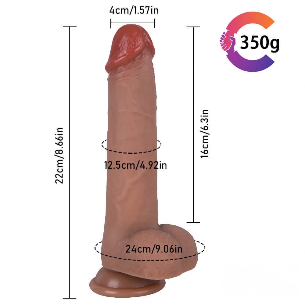 Suction cup realistic dildo, photo 9