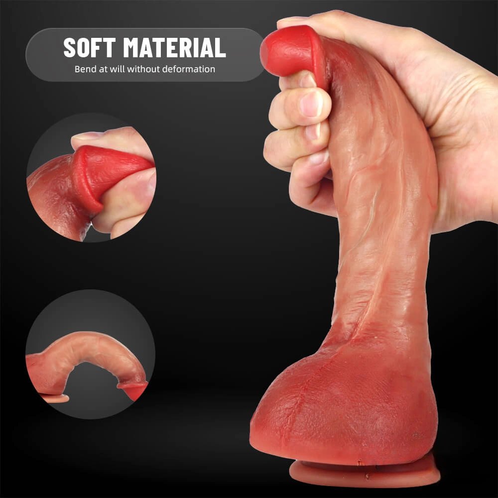 Flesh suction cup realistic dildo, photo 10