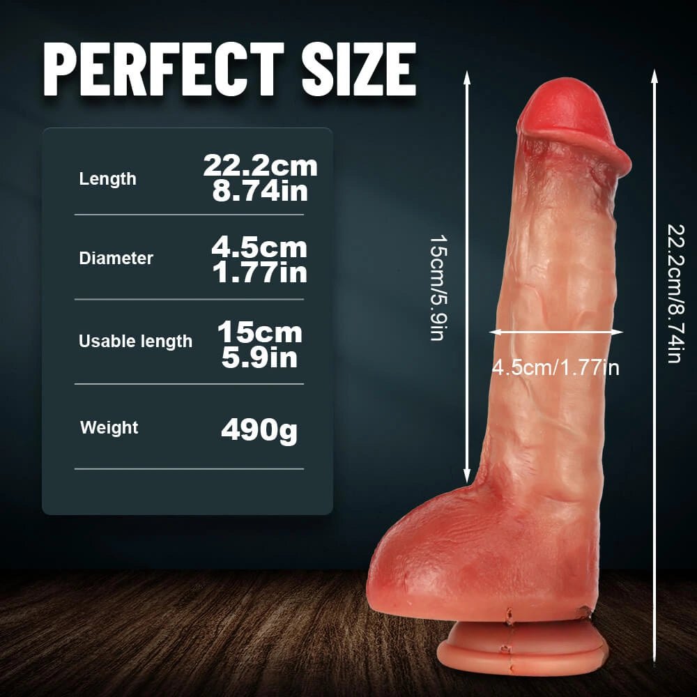 Flesh suction cup realistic dildo, photo 7
