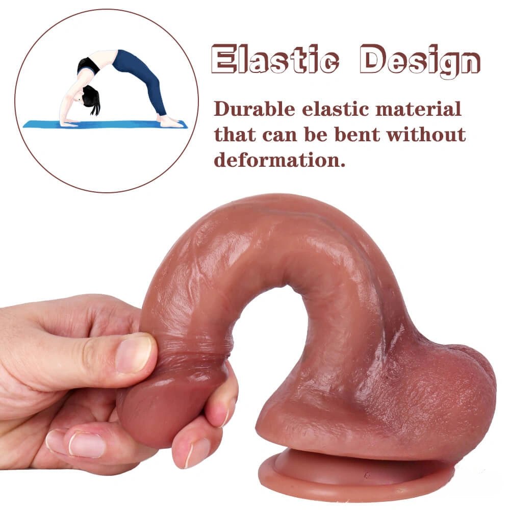 Flesh suction cup realistic dildo, photo 5