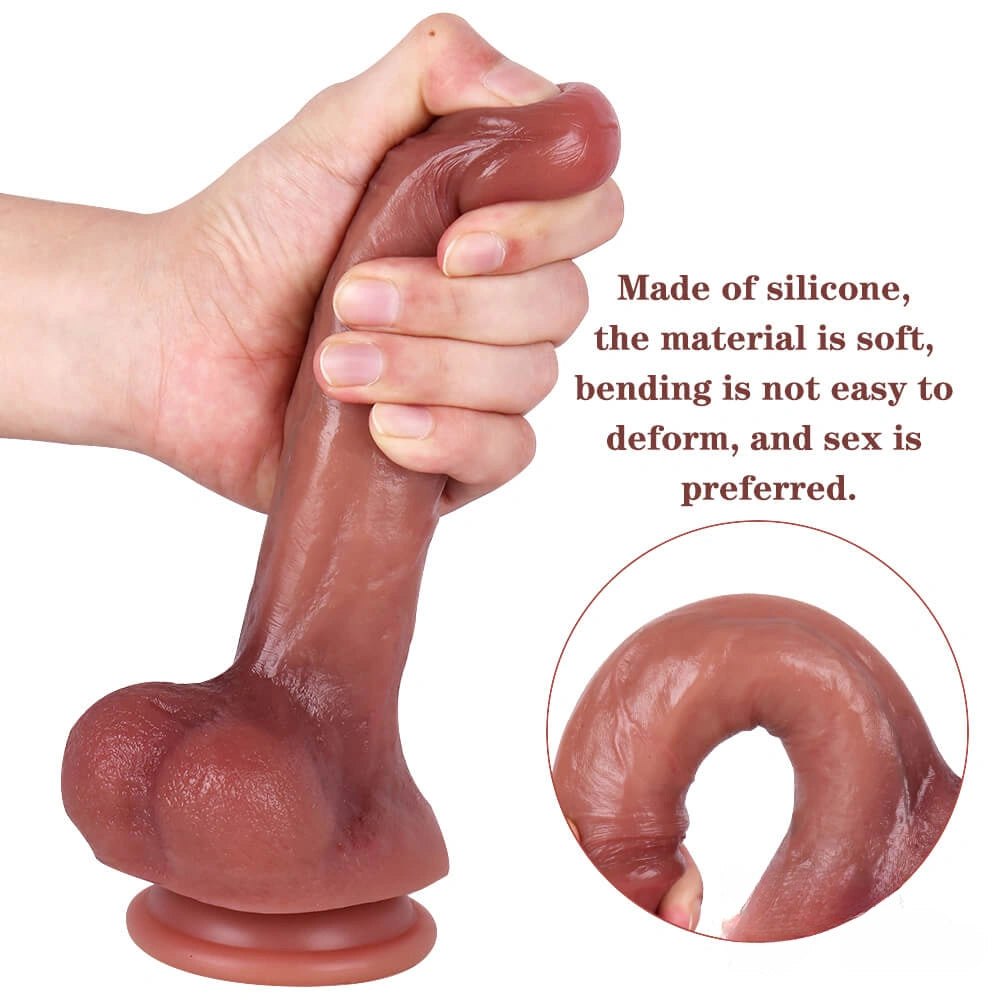 Flesh suction cup realistic dildo, photo 6