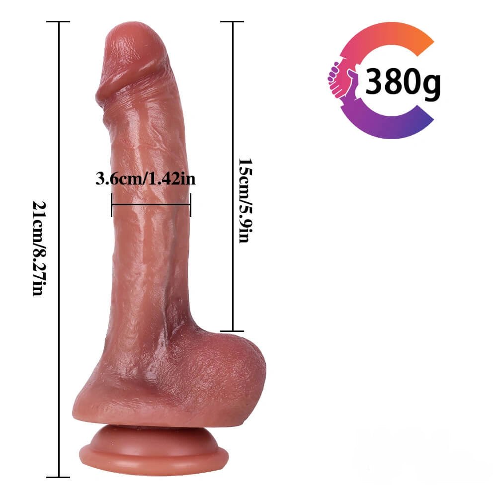 Flesh suction cup realistic dildo, photo 9