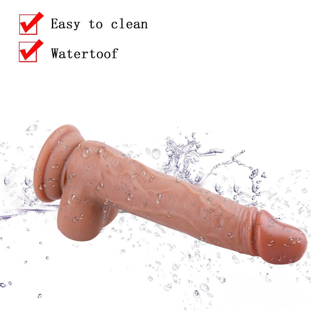 Two-tone suction cup realistic dildo, photo 4