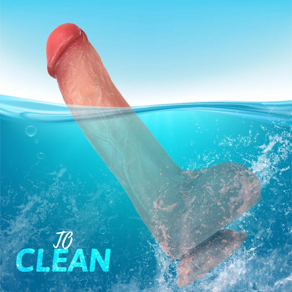 Flesh tone suction cup silicone dildo, photo 11