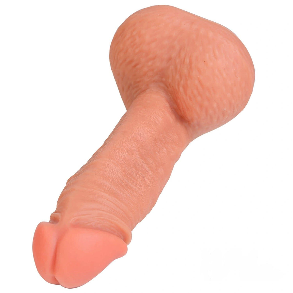 Flesh double layer silicone suction dildo, photo 7