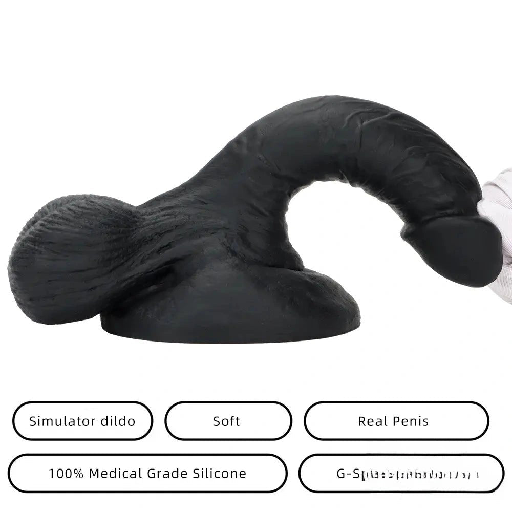 Silicone suction cup dildo, photo 3