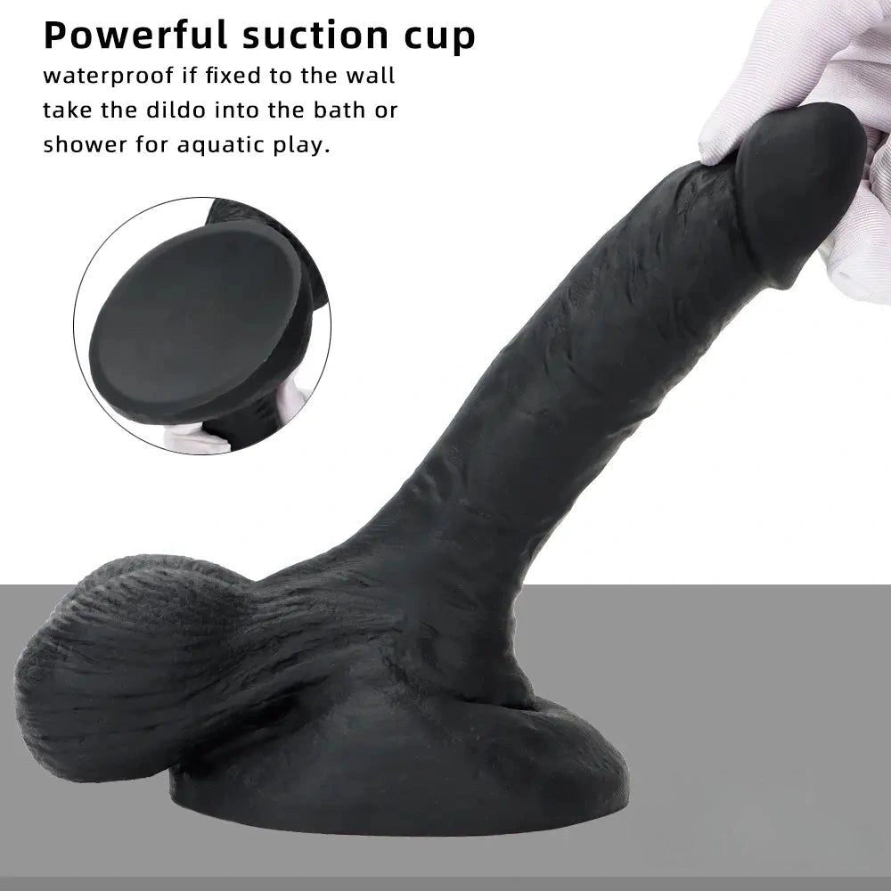 Silicone suction cup dildo, photo 4