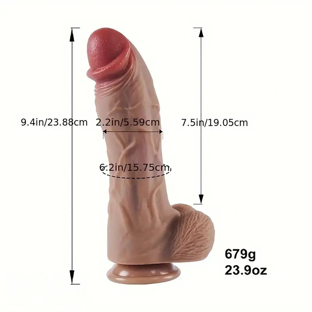 Flesh tone silicone suction cup dildo, photo 6