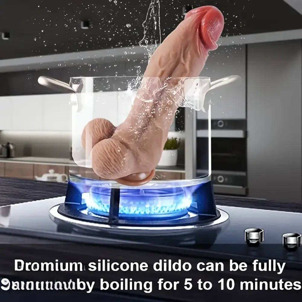 Flesh tone silicone suction cup dildo, photo 7
