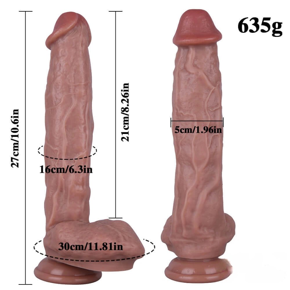 Suction cup silicone g-spot dildo, photo 10
