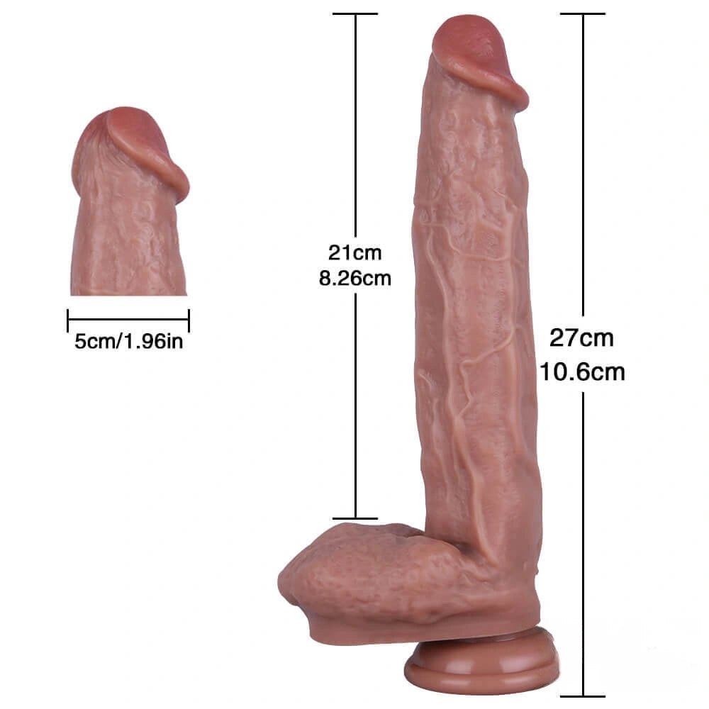 Suction cup silicone g-spot dildo, photo 11