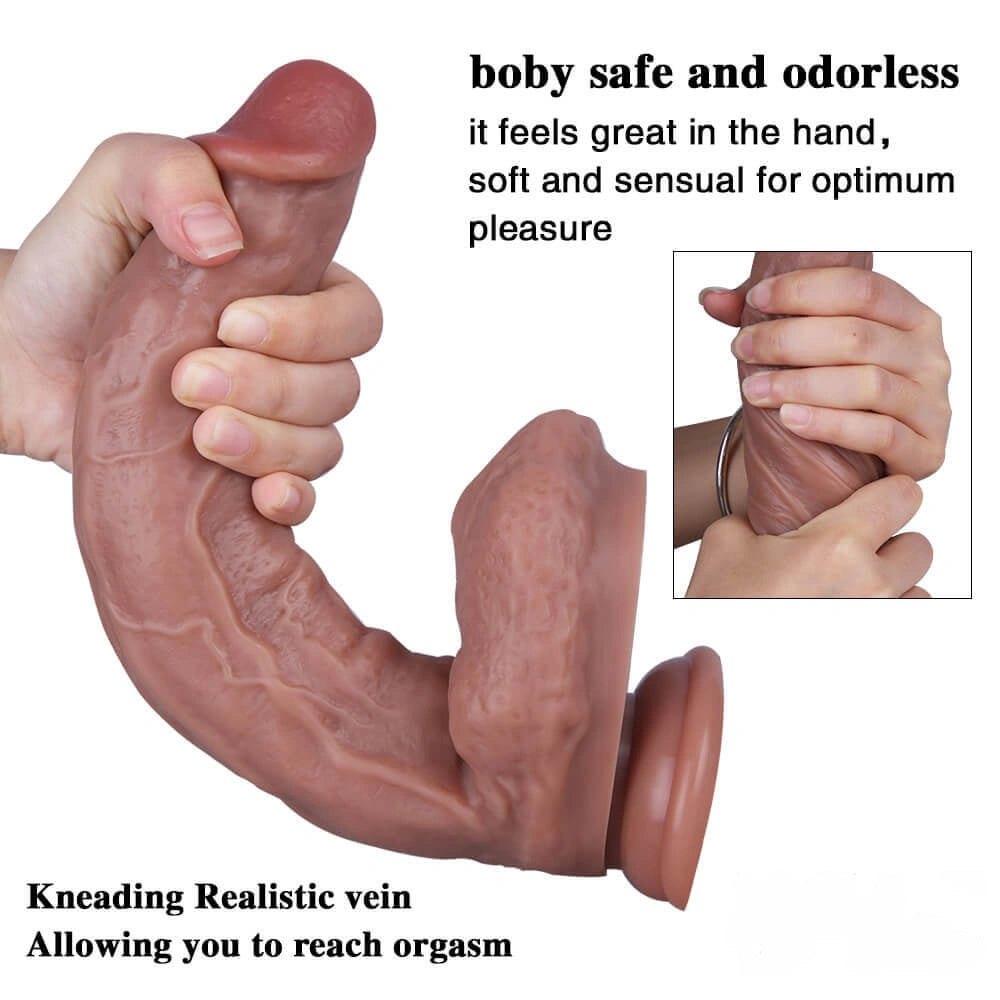 Suction cup silicone g-spot dildo, photo 3