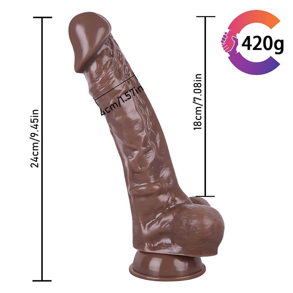 Silicone strap-on dildo with harness, photo 12