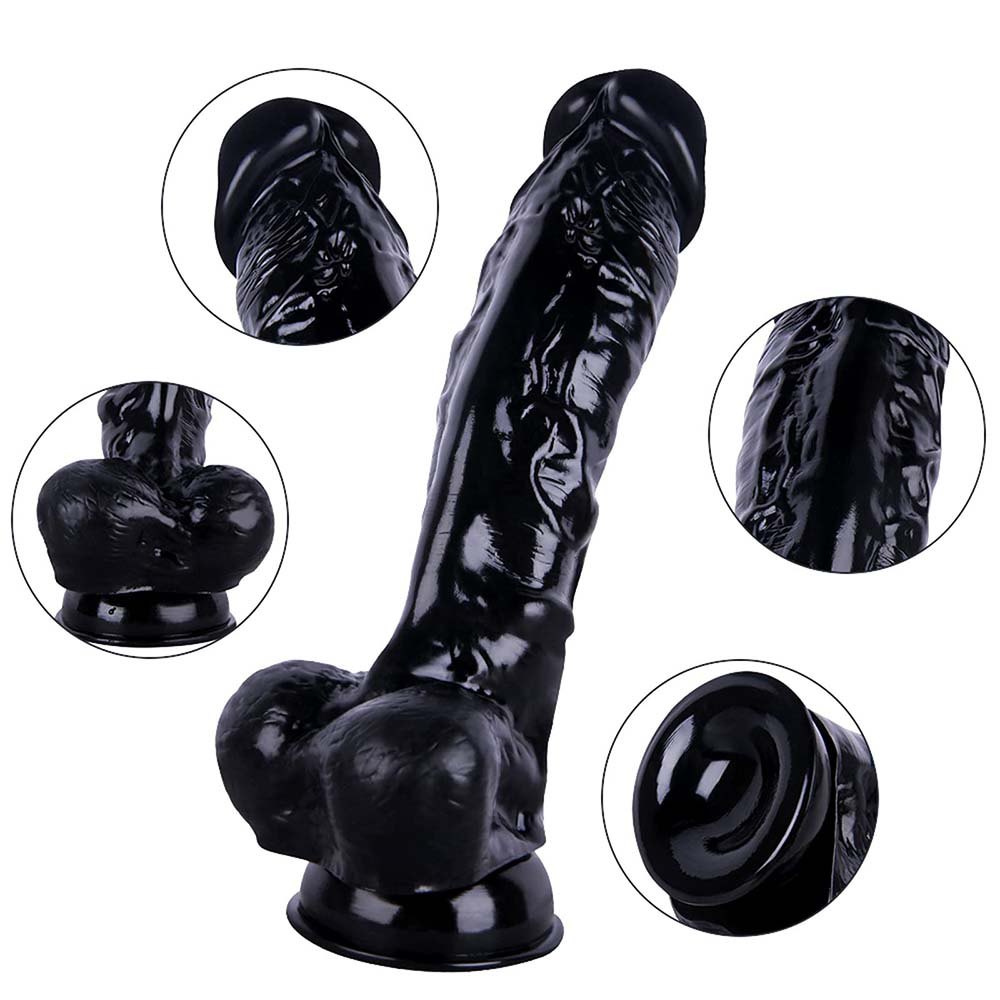 Silicone strap-on dildo with harness, photo 5